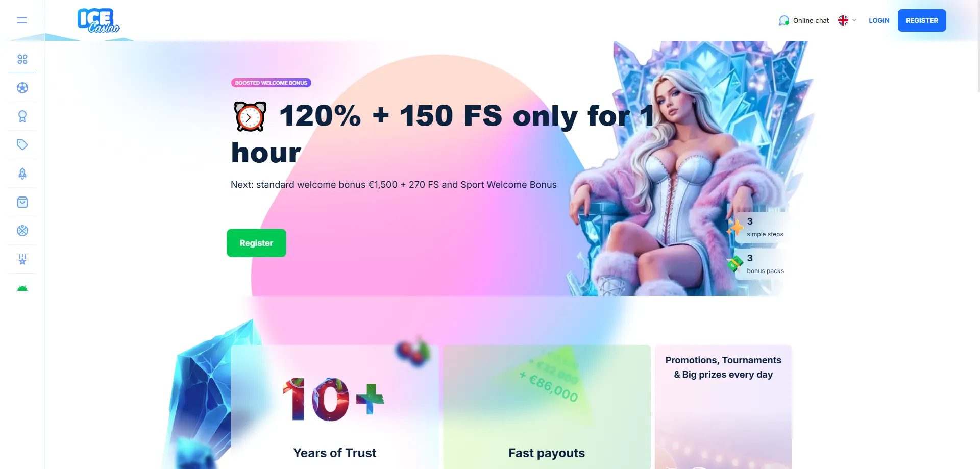 Cadastro rápido na plataforma ice casino — passo a passo para novos jogadores